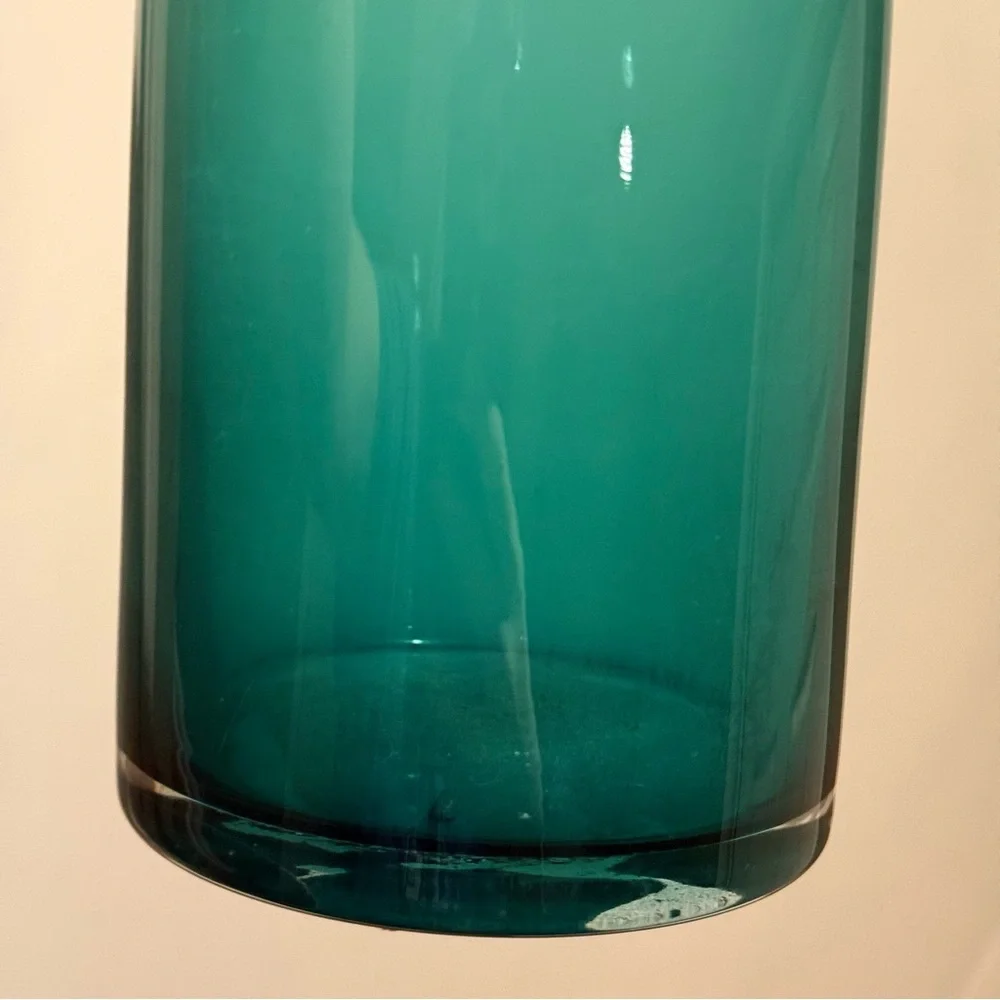 IKEA Blown Glass Bottle Vase